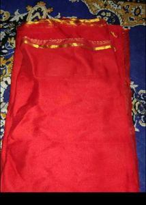 Red &amp; Gold saree