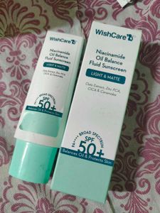 Wishcare Niacinamide Oil Balance Fluid Sunscreen