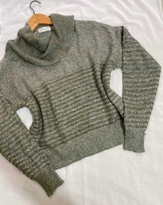 Cozy Knit Turtleneck Sweater C