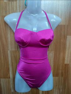 Backless Bright Pink Bodysuit 💗