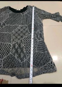 Combo Mesh Top &amp; Oversized T-shirt