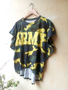 Imported ARMY Camo Print Tshirt (Women)