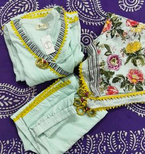 Bunaai Kurta Set 3 Size L