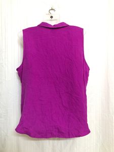 Worthington Pink Rose Sleeveless Shirt Top