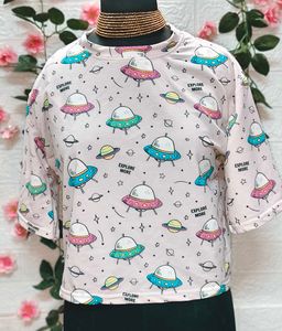 🎁Buy Two Get One Free🎁Cute Graphic Print Top