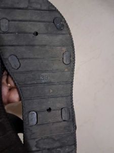 Lavie Black embellished Bow Flats