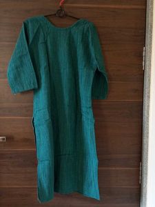 A-line Khadi Kurta