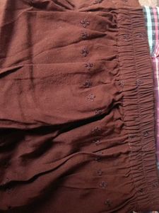 coffee brown gharara pant