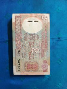 2 Rupees Note Bundle Satellite Issue