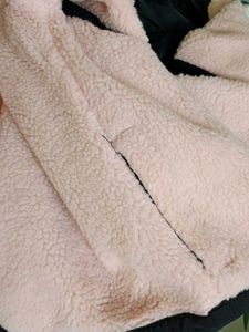 💞Unisex Pink And Black Teddy Jacket💕
