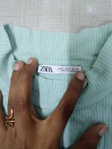 Zara Ribbed Knit Top