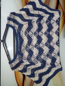 Zigzag Knit Top