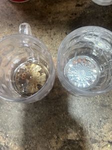 Vintage Crystal Mugs - Set of 2