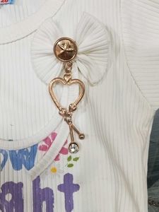 Cute Girls&#39; White Top