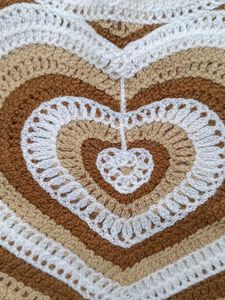 Heart Crochet Cropped Tank Top
