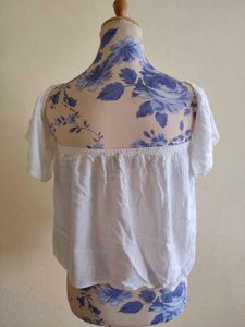 White Off-Shoulder Top