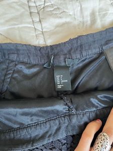Lace Black Shorts