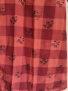Levis Checkered Dark Orange Shirt