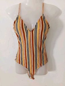 Striped Bodysuit - Trendy & Chic