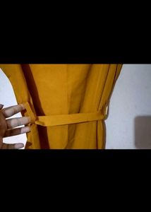 Mustard Sleeveless Dress