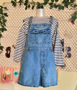 Denim Dungaree + Free Top fixed Price