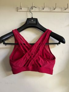 Red Sports Bra