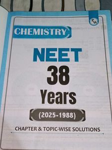NEET Chemistry - 38 Years Solved Questions