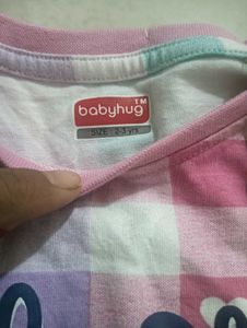 Baby Girl Plaid Kindness Shirt