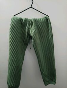 Elegant Purple Striped Pants