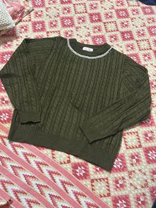 Olive Green Sweater