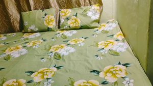 Bedsheet With Free Socks 🧦😉