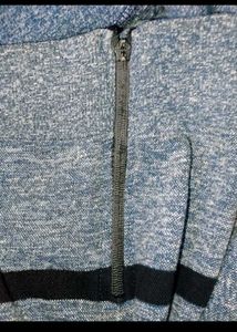 Stylish Striped Grey Sweatshirt