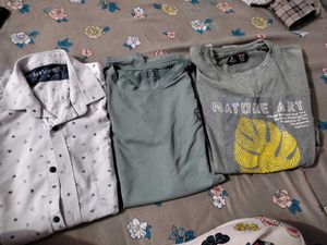 Mens 2 T-shirt Or 1 Shir Used Multiple Time Faded