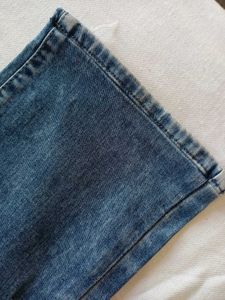 Distressed Blue Wash Denim Jeans