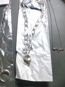 Silver Tone Necklace Set of4