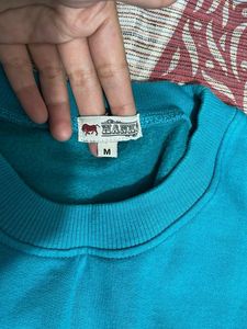 unisex Teal Sweatshirt