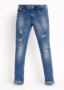 Distressed Denim Jeans