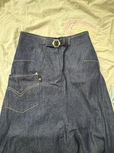 Denim Midi Skirt