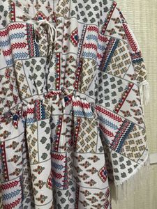 Bohemian Print Kaftan Dress