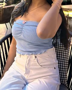 Soft Blue Tube Top🩵