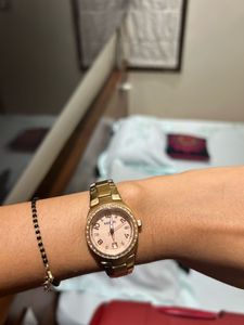 Fossil Rose Gold Crystal Accent Watch