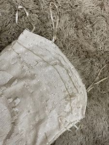Sequin white dress