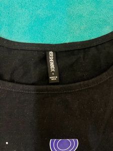 Black Crop Tank Top