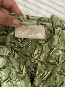 Westside Utsa Short Green Kurti
