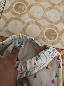 New Born Baby Suit Cream Colour