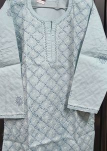 Cotton Chikankari Kurti