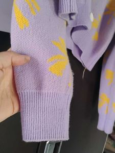 Lavender &amp; Yellow Cardigan