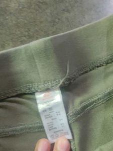 Olive Green Pull-On Pants
