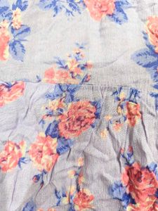 Floral Print Off-Shoulder Dress