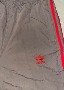 Track Pant With Red Stripes